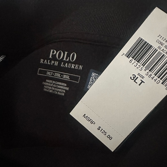 NWT Men’s Polo Ralph Lauren Interlock Track Jacket 3XLT 3XL Tall - Picture 7 of 7